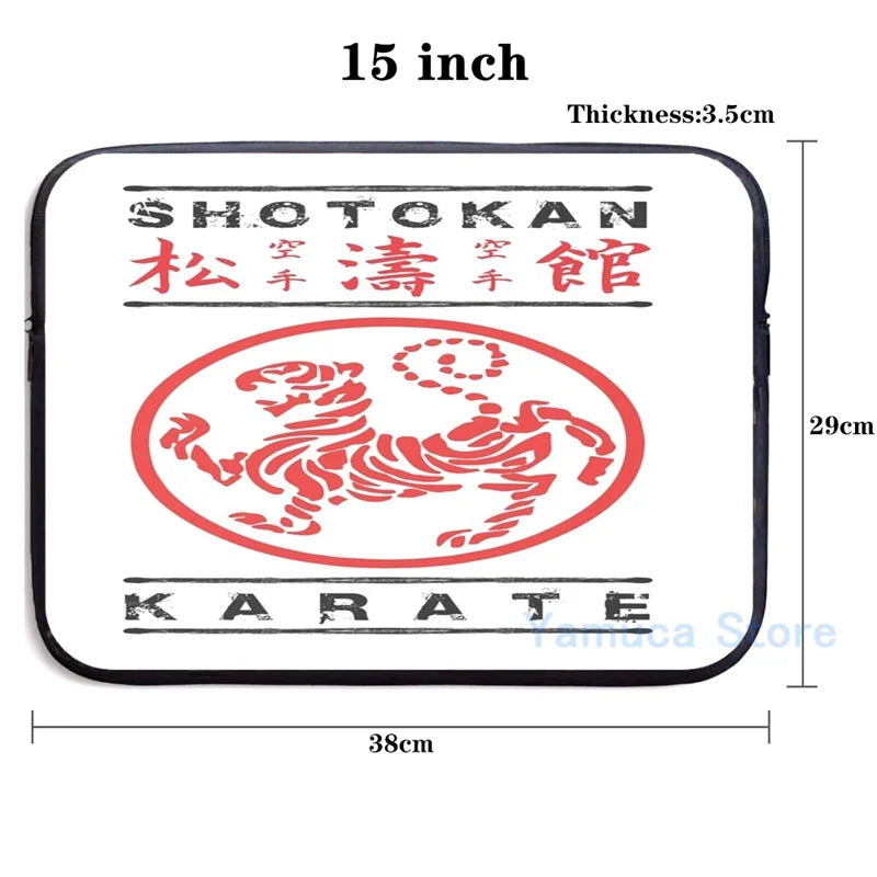 Funny Shotokan Karate USB Charge Backpack School Travel Laptop Bag