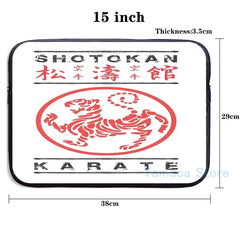 Funny Shotokan Karate USB Charge Backpack School Travel Laptop Bag