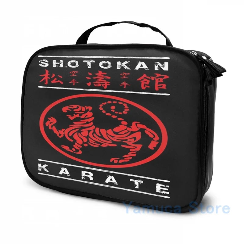 Shotokan Karate USB Charge Backpack School Travel Laptop Bag