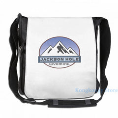 Jackson Hole Wyoming Mountain Snowboard Skiing USB Backpack