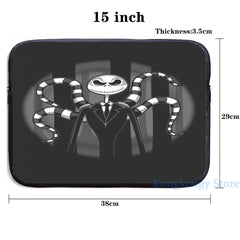 Funny Slender Jack USB Charge Backpack School Travel Laptop Bag