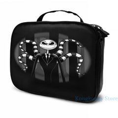 Funny Slender Jack USB Charge Backpack School Travel Laptop Bag