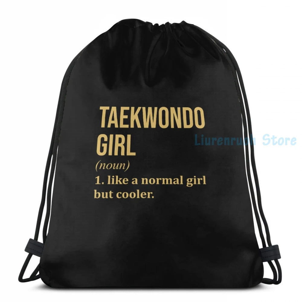 Funny Taekwondo USB Charge Backpack Men Women Travel Laptop Bag