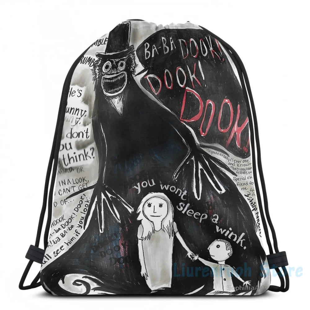 Funny Graphic The Babadook USB Charge Backpack Men Women Travel Laptop Bag