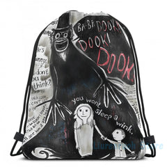 Funny Graphic The Babadook USB Charge Backpack Men Women Travel Laptop Bag