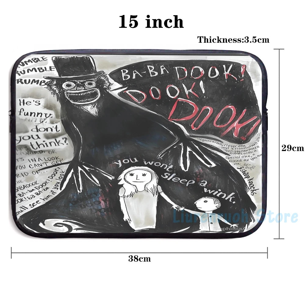 Funny Graphic The Babadook USB Charge Backpack Men Women Travel Laptop Bag