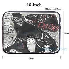 Funny Graphic The Babadook USB Charge Backpack Men Women Travel Laptop Bag