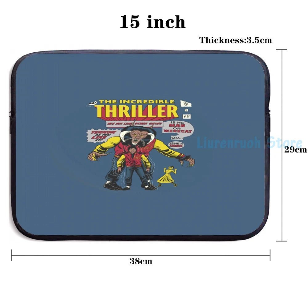 Incredible Thriller USB Charge Backpack Men Women School Travel Laptop Bag