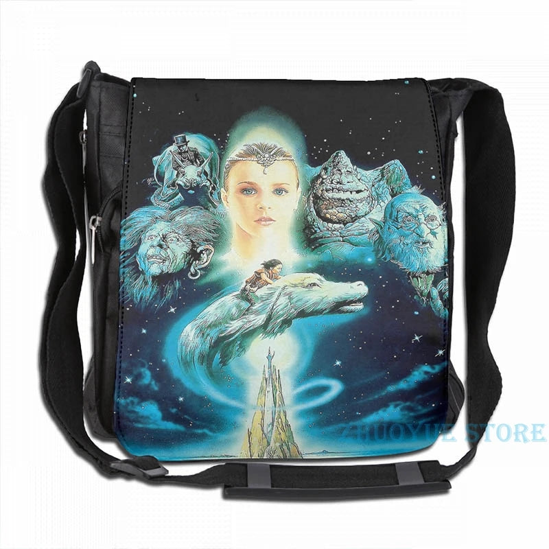 Funny Graphic The Neverending Story USB Charge Backpack