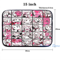 Uraraka Ochako Collage USB Charge Backpack for School Travel