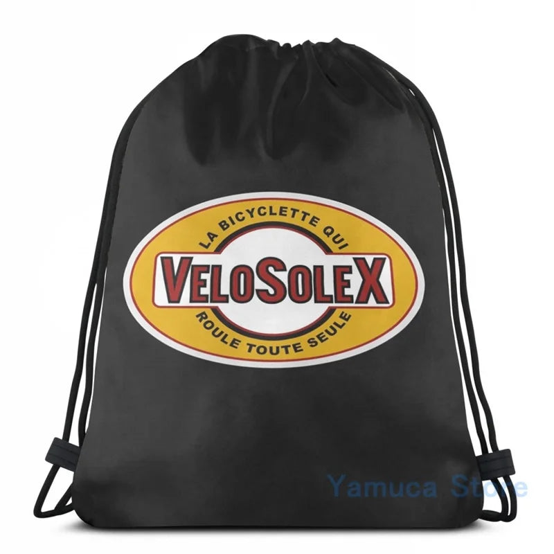 Funny Graphic VeloSoleX USB Charge Backpack for School and Travel