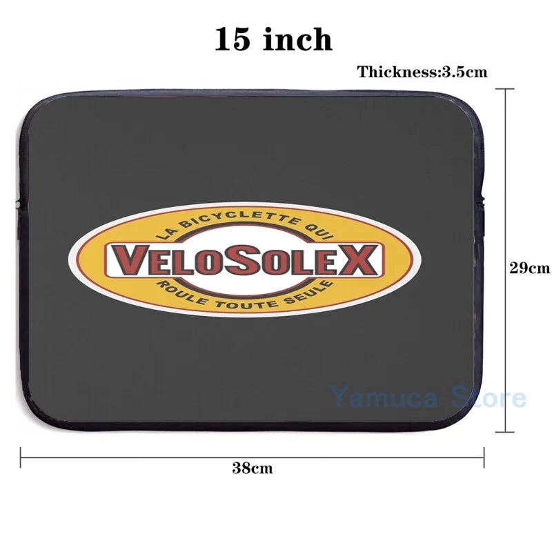 Funny Graphic VeloSoleX USB Charge Backpack for School and Travel