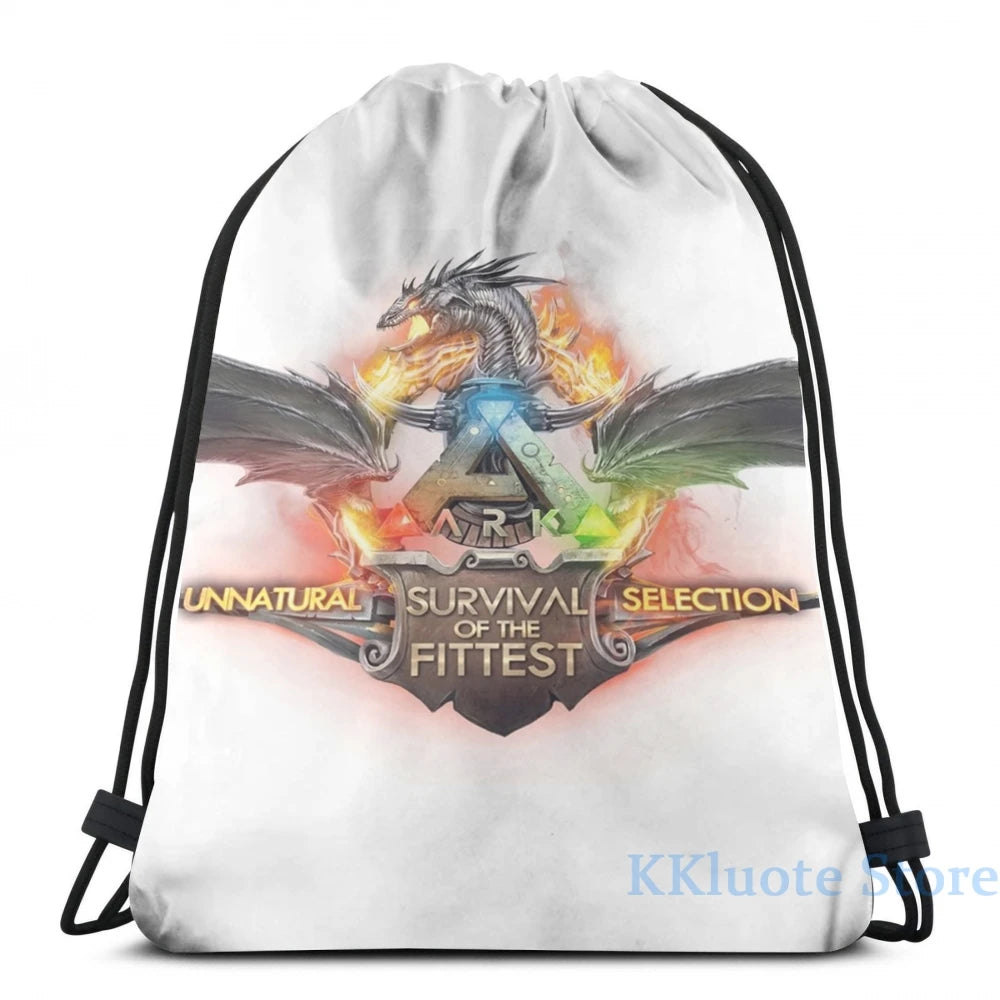 Funny Graphic Print Ark Survival Evolved USB Charge Backpack