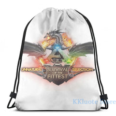 Funny Graphic Print Ark Survival Evolved USB Charge Backpack