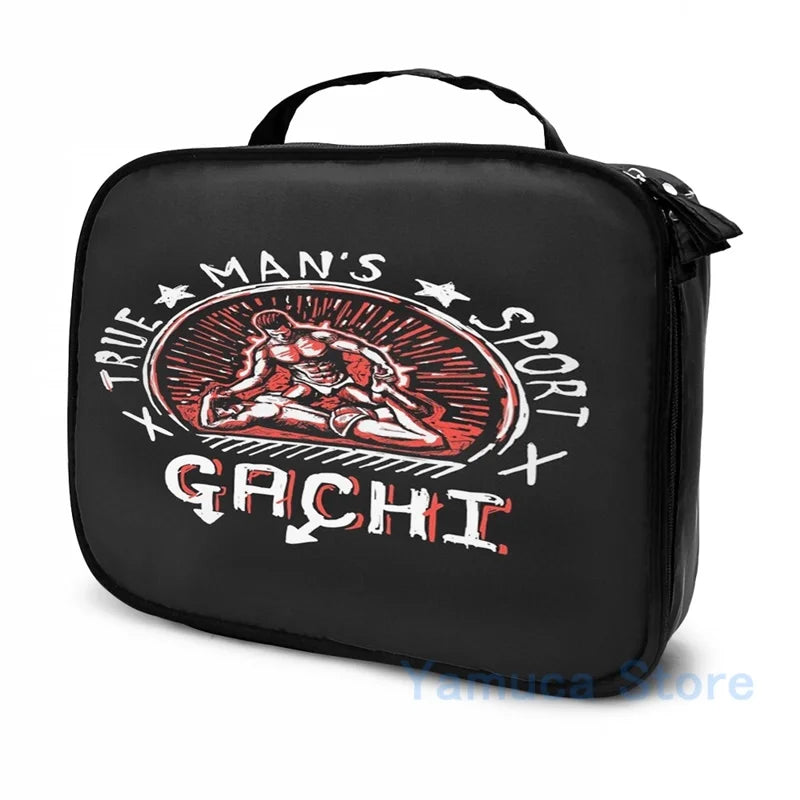 Funny Graphic gachi USB Charge Backpack School bags