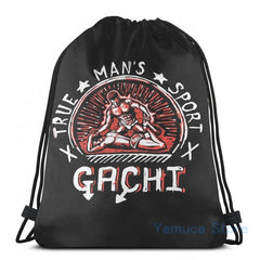 Funny Graphic gachi USB Charge Backpack School bags