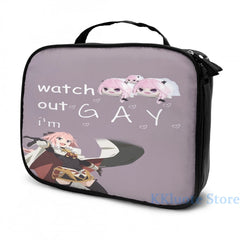 Funny Astolfo USB Charge Backpack School Travel Laptop Bag