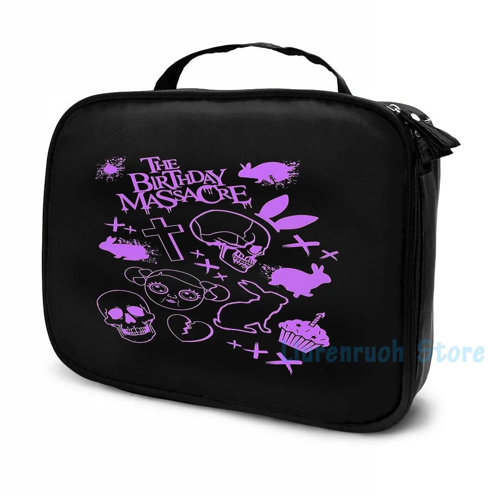 Funny Graphic Birthday Massacre USB Backpack School Travel Laptop Bag