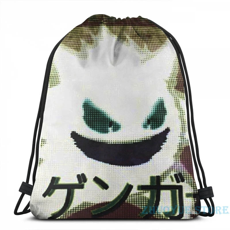 Funny Ghost 2 USB Charge Backpack for School and Travel