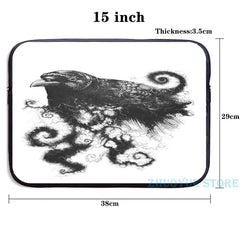 Funny Graphic Weather Crow USB Charge Backpack Men School Women