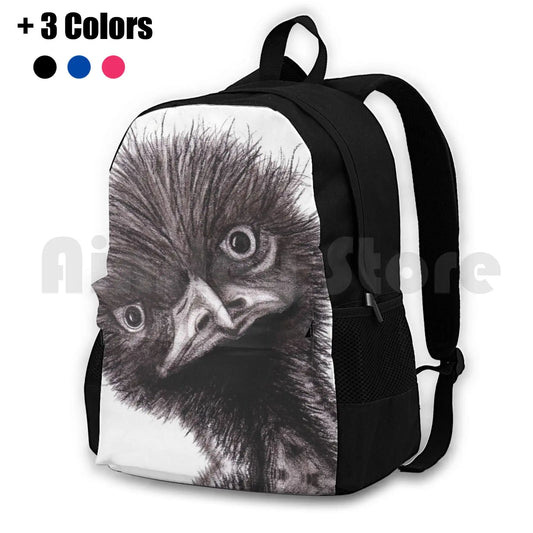 Funny Little Outdoor Hiking Backpack Waterproof Camping Travel Australian Bird