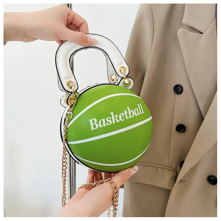 Funny Personality Basketball Bag Chain Handbag