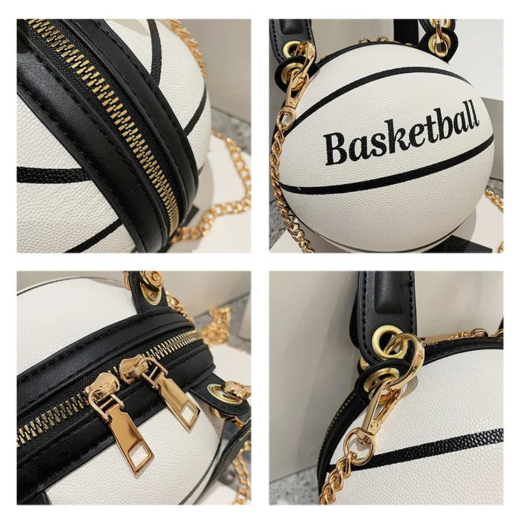 Funny Personality Basketball Bag Chain Handbag
