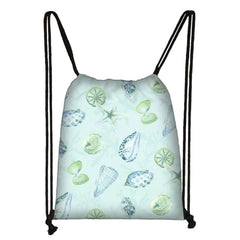 Funny Starfish Sea Conch Print Shoulder Bag