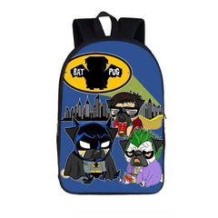 Funny Stranger Cat Backpack Creative Polyester Comfortable Student School Bags