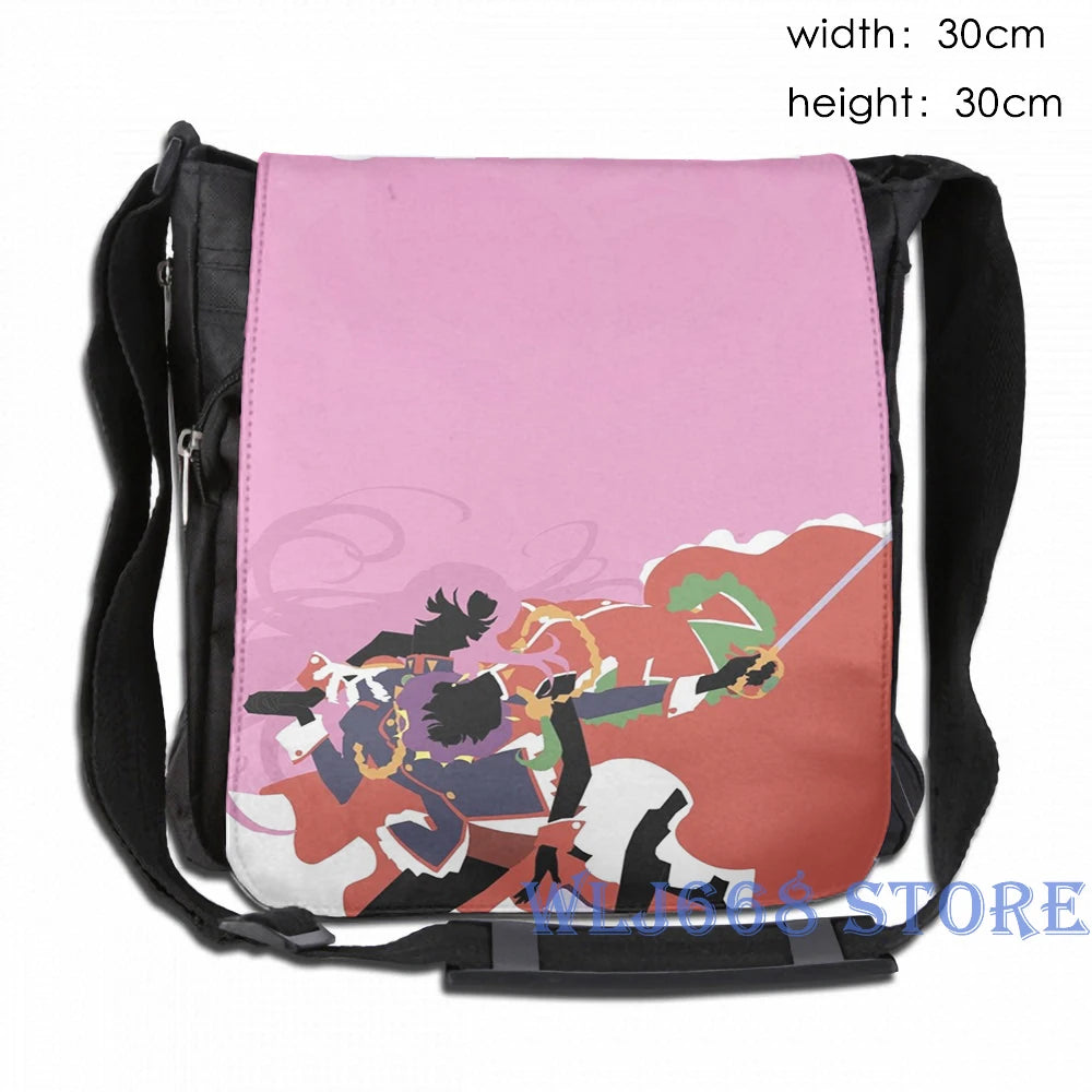 Funny Graphic Print Shoulder Bag Utena Single Shoulder Backpack Travel Gym Bag