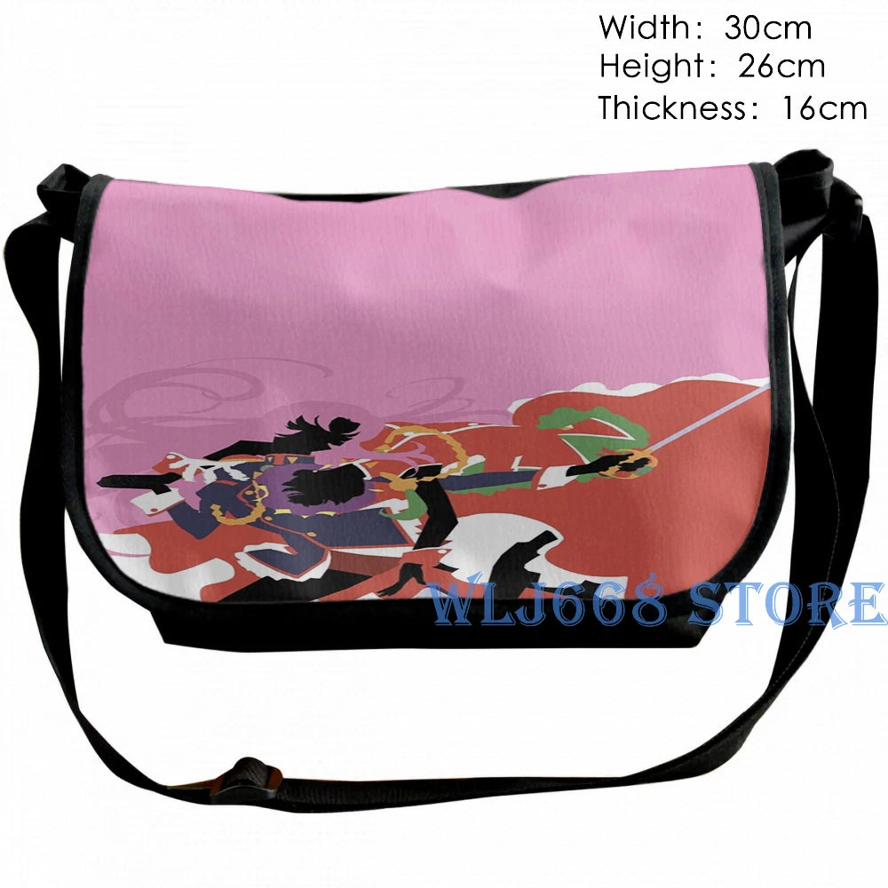 Funny Graphic Print Shoulder Bag Utena Single Shoulder Backpack Travel Gym Bag