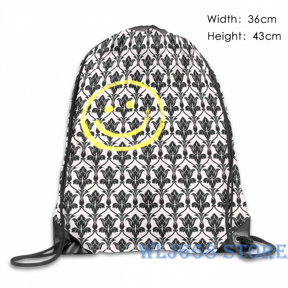 Funny Sherlock Wallpaper Shoulder Bag Men Gym Travel Backpack