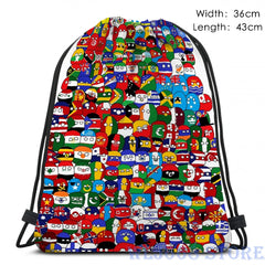 Funny Graphic Print Shoulder Bag Men Women