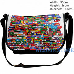 Funny Graphic Print Shoulder Bag Men Women