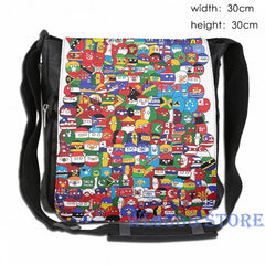 Funny Graphic Print Shoulder Bag Men Women