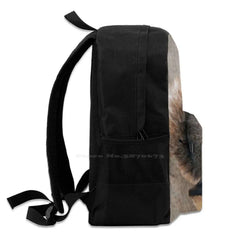 Fur Lined Hoodie Backpack for Travel Laptop