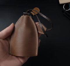 Crazy Horse Leather Car Key Holder - High Quality Key Case