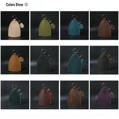 Crazy Horse Leather Car Key Holder - High Quality Key Case
