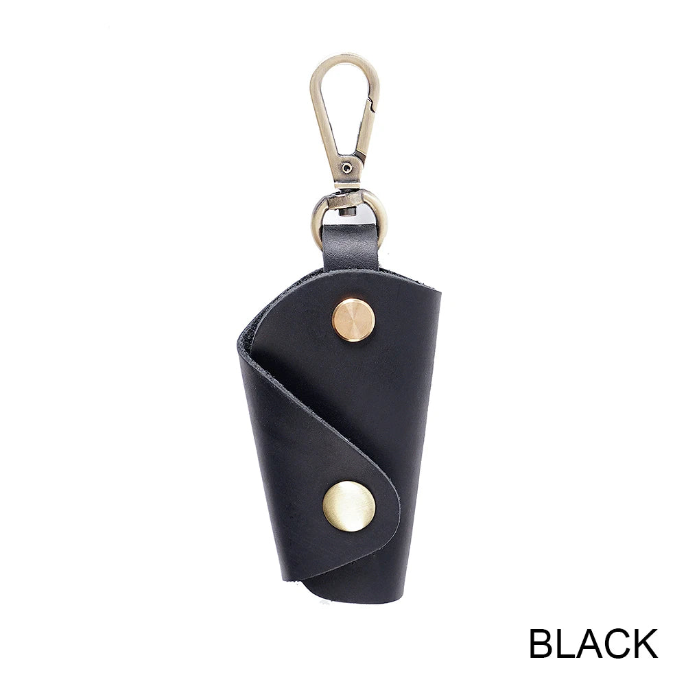 Arrival Leather Key Holder Vintage Crazy Horse Leather Key Bag