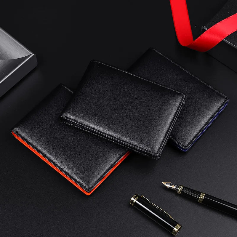 RFID Blocking Mini Leather Slim Male Purse