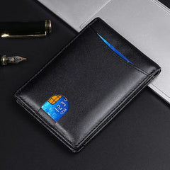 RFID Blocking Mini Leather Slim Male Purse