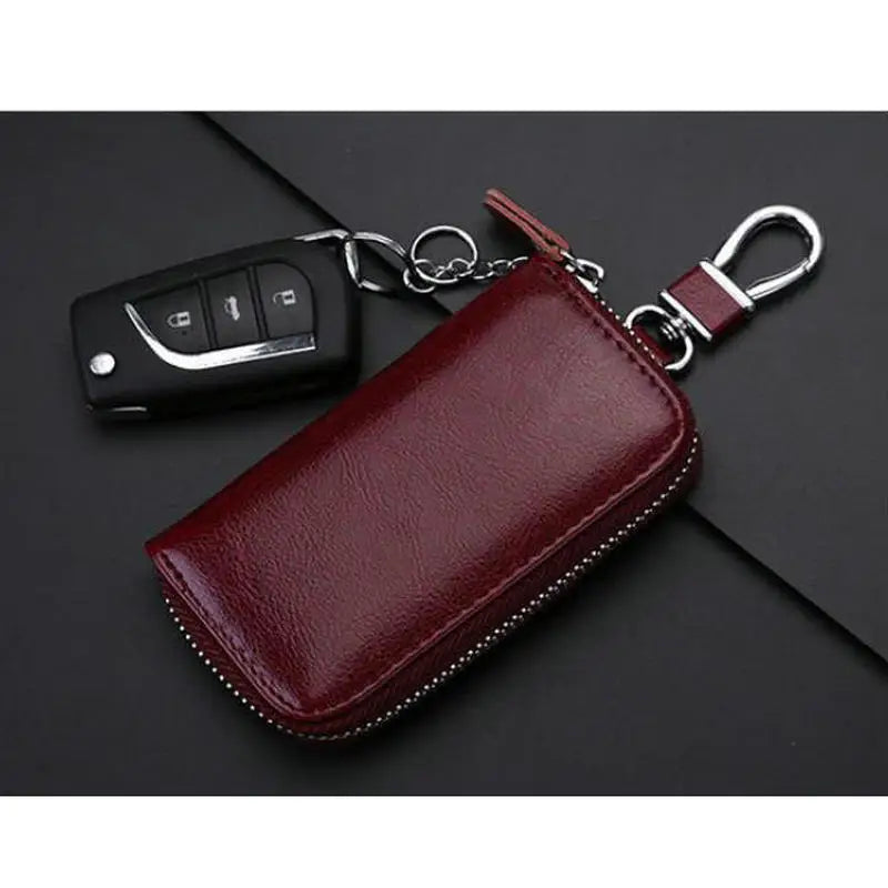 Multi-functional Leather Key Holder Organizer