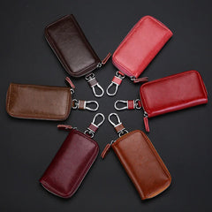 Multi-functional Leather Key Holder Organizer