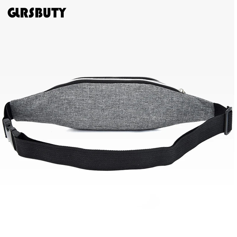 Waist Bag with Earphone Hole for Phone Key Travel