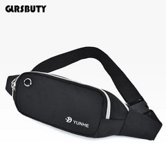 Waist Bag with Earphone Hole for Phone Key Travel