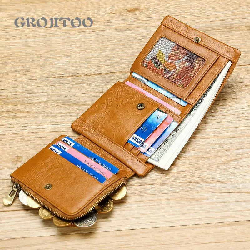 Multi-functional Weather Men's Wallet Vertical Wallet Money Bags