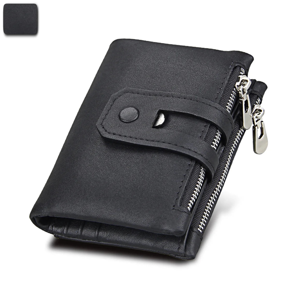 RFID Men's Leather Wallet Crazy Horse Casual Wallet