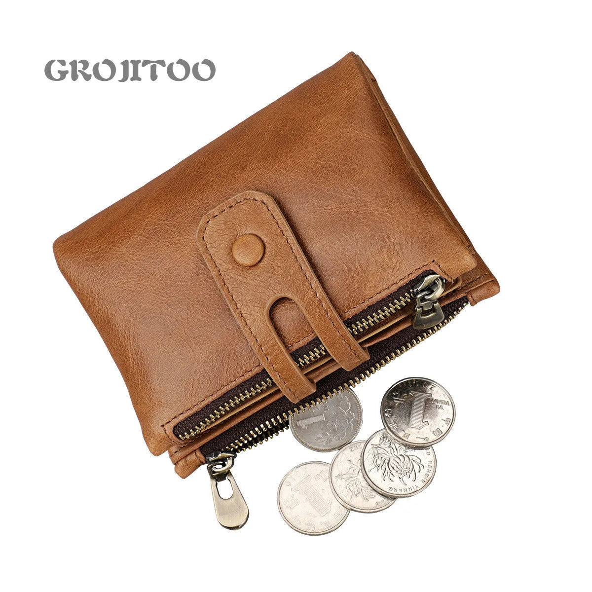 RFID Men's Leather Wallet Crazy Horse Casual Wallet