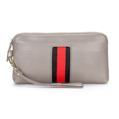 Large Capacity Leather Women's Handbag Wrist Bag Long Wallet