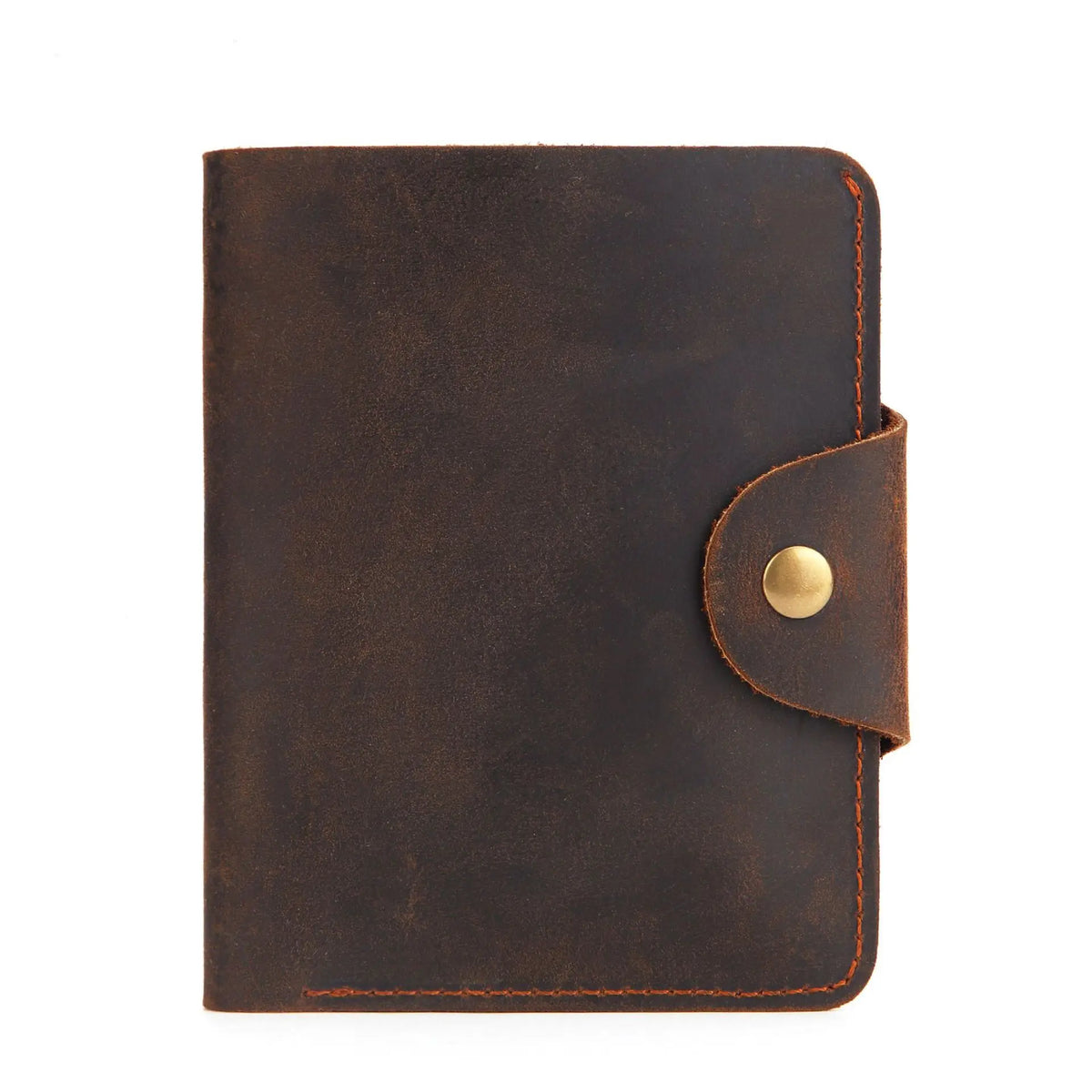 Men's Crazy Horse Cowhide Wallet Oil Wax Leather Bag